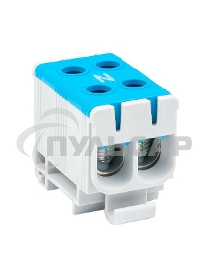 Клемма силовая вводная двойная КСВ 16-50 синяя EKF PROxima plc-kvs2-16-50-blue EKF