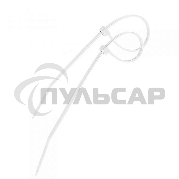 Хомут кабельный 3.6х300 нейл. бел. (уп.100шт) PROCONNECT 57-0300