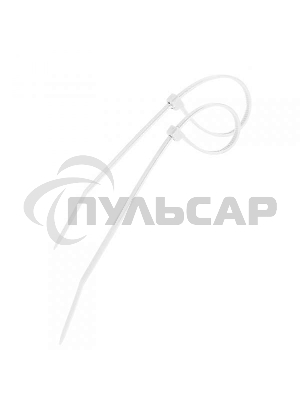 Хомут кабельный 3.6х300 нейл. бел. (уп.100шт) PROCONNECT 57-0300
