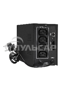 Источник бесперебойного питания ExeGate EX292774RUS SpecialPro UNB-800.LED.AVR.4C13.RJ.USB 800VA/480W, LED, AVR, 4*C13, RJ45/11, USB, металлический корпус, черный