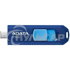 Флешка USB ADATA UC300 (ACHO-UC300-32G-RNB/BU), 32 Gb, Type-C USB 3.2 Gen1, R/W 100/30, синий/голубой