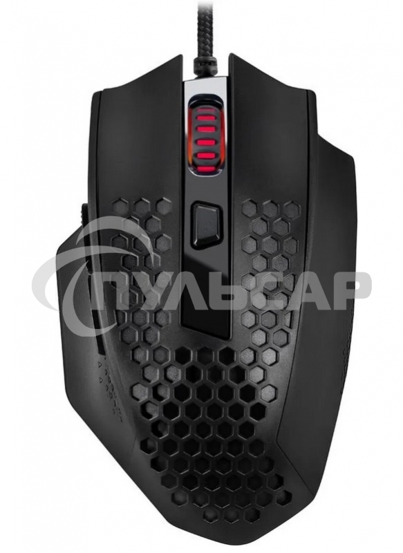 Мышь проводная Defender Redragon Bomber черный, 12400 dpi, USB, кнопки - 7