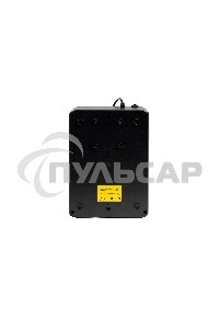 Источник бесперебойного питания SMARTWATT UPS SAFE PRO 1000 черный 1000/600 ВА/Вт, линейно-интерактивный, напольный/настенный, LED индикация, Shuko CEE7/4 - 8 шт. (4 шт. с резервным питанием, 4 шт. - сетевой фильтр)