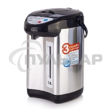 Термопот Galaxy Line GL 0604, серебристый с черным, 900 Вт, 3,8 л