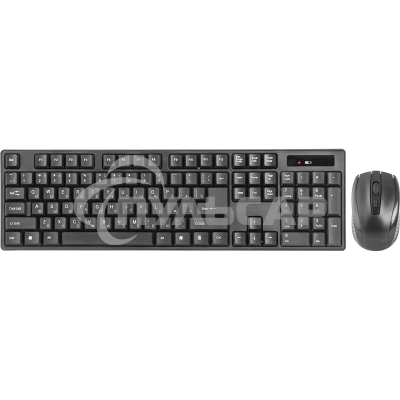 Комплект клавиатура + мышь Defender C-915 RU черный USB Беспроводной, полноразмерный