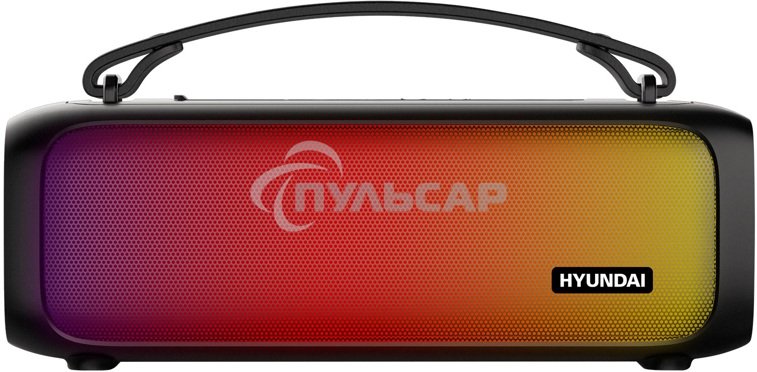 Портативная колонка Hyundai H-PS1020 черный 16W 2.0 BT 10м 1500mAh