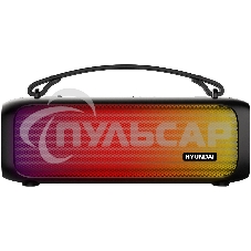 Портативная колонка Hyundai H-PS1020 черный 16W 2.0 BT 10м 1500mAh