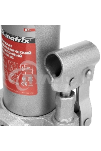 Домкрат гидравлический бутылочный Matrix, 4 т, h подъема 194–372 мм