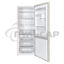 Холодильник Maunfeld MFF1857NFBG бежевый инвертер двухкамерный 336/117л морозилка снизу