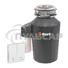 Измельчитель пищевых отходов Bort Alligator Green 750Вт черный