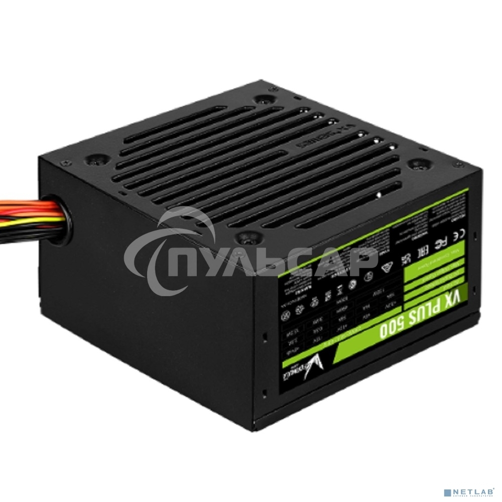 Блок питания Aerocool / Formula ATX 500W AC VX PLUS (20+4pin) 120мм fan 3xSATA RTL