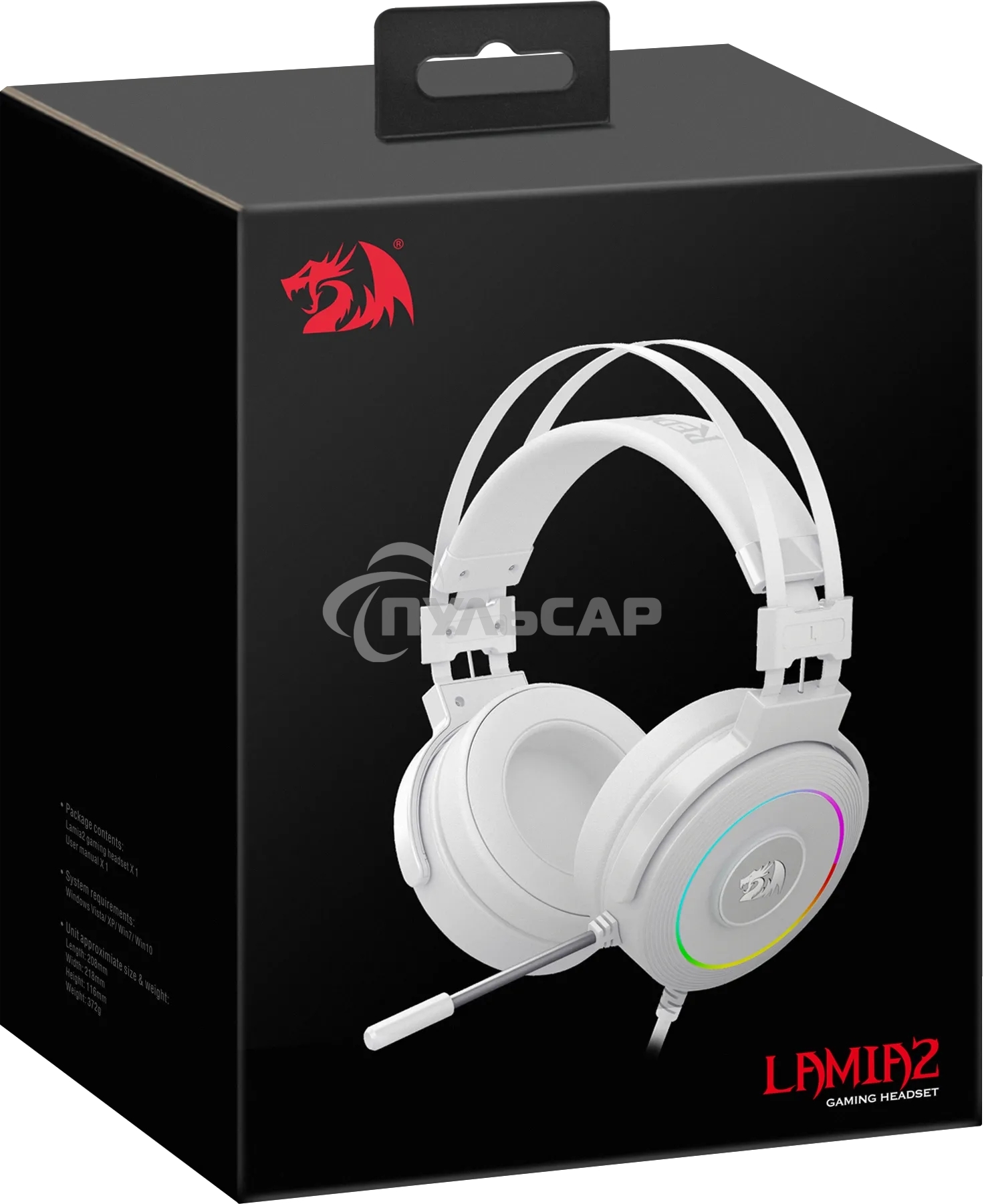 Гарнитура Defender LAMIA 2 RGb USB WHITE REDRAGON