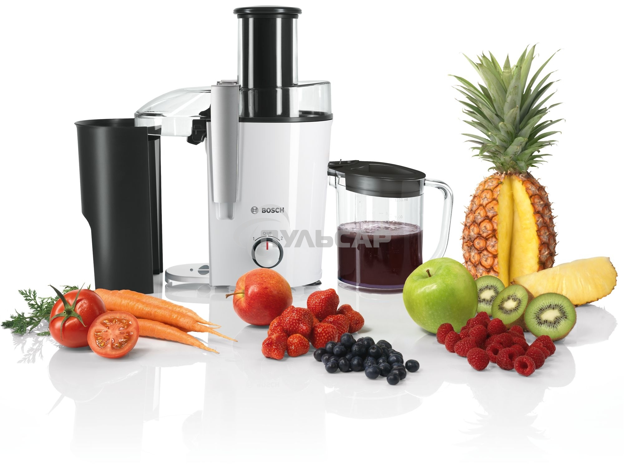 Соковыжималка Bosch MES25A0 белый/черный