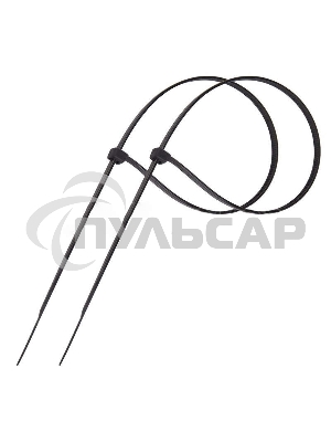 Хомут кабельный 2.5х150 нейл. черный (уп.100шт) PROCONNECT 57-0151