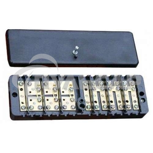 Коробка испытательная перех. (68х220х33) латунь Электродеталь КИП.Л