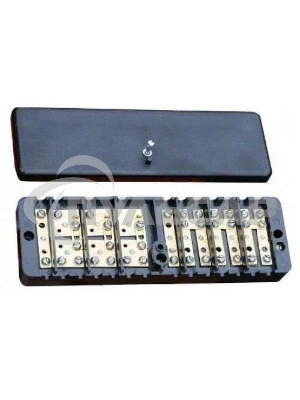 Коробка испытательная перех. (68х220х33) латунь Электродеталь КИП.Л