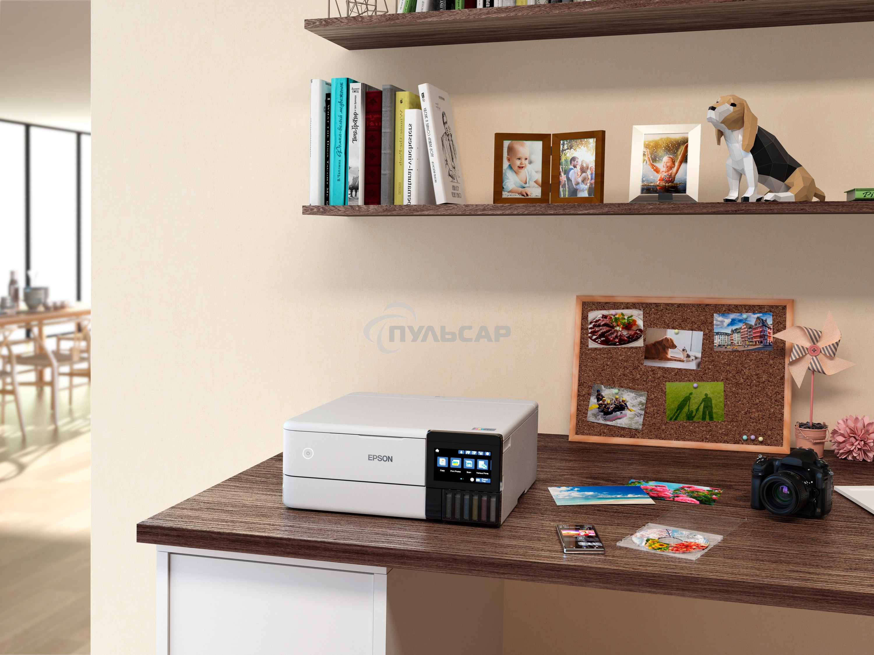 МФУ струйное Epson L8160 (C11CJ20404/403/402) A4 Duplex Net WiFi USB RJ-45 черно-белый