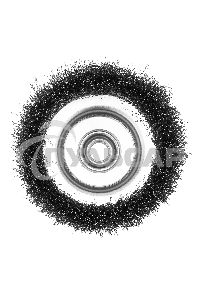 Щетка для УШМ СИБРТЕХ 125 мм М14, чашка, витая проволока 0,3 mm 746067