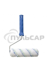 Валик Сибртех Водные краски, 180 мм, ворс 12мм, D - 36 мм, D ручки - 6 мм, полиэстер 80192