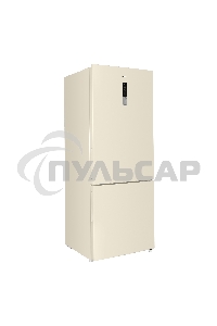 Холодильник Maunfeld MFF1857NFBG бежевый инвертер двухкамерный 336/117л морозилка снизу