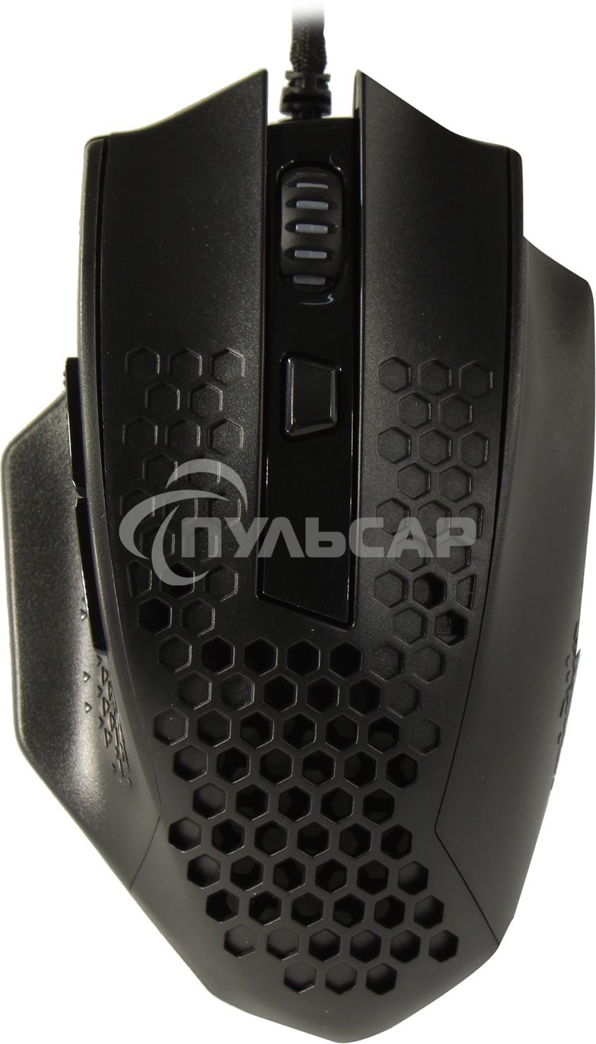 Мышь проводная Defender Redragon Bomber черный, 12400 dpi, USB, кнопки - 7