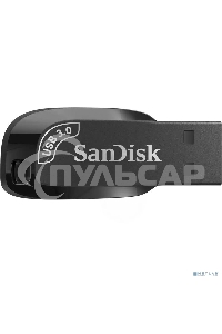 Флешка USB R/W 128 Gb SanDisk CZ410 Ultra Shift, USB 3.0, черный