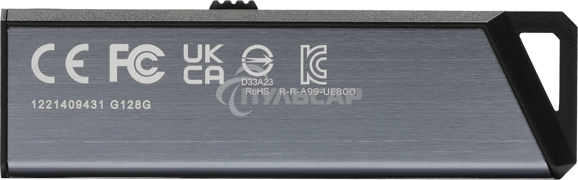 Флешка USB ADATA UE800 (AELI-UE800-128G-CSG), 128 Gb, Type-C USB 3.2, R/W 1000/550, серебристый