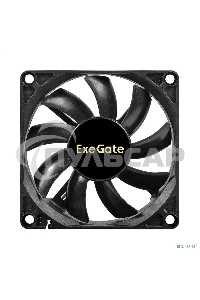 Вентилятор для корпуса ExeGate EX08015B3P-24 черный, 80 мм, 2550 об/мин, 30.5 дБ, 3 pin