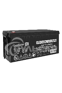 Аккумуляторная батарея ExeGate DTM 12200L (12V 200Ah, болт М8)