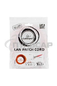 Патч-корд UTP Cablexpert кат.5e, 3м, литой, многожильный (розовый)