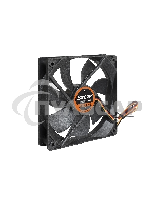 Вентилятор для корпуса ExeGate ExtraPower EP12025H3P черный, 120 мм, 1800 об/мин, 28 дБ, 3 pin