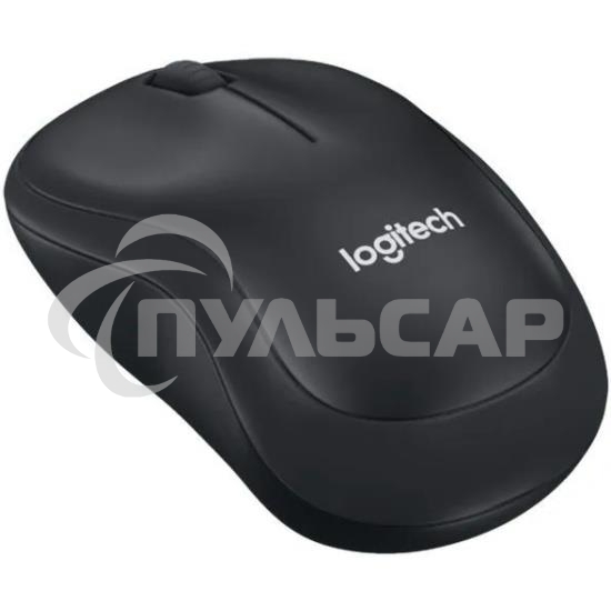 Мышь беспроводная Logitech B220 Silent черный, 1000 dpi, радиоканал, USB, кнопки - 3