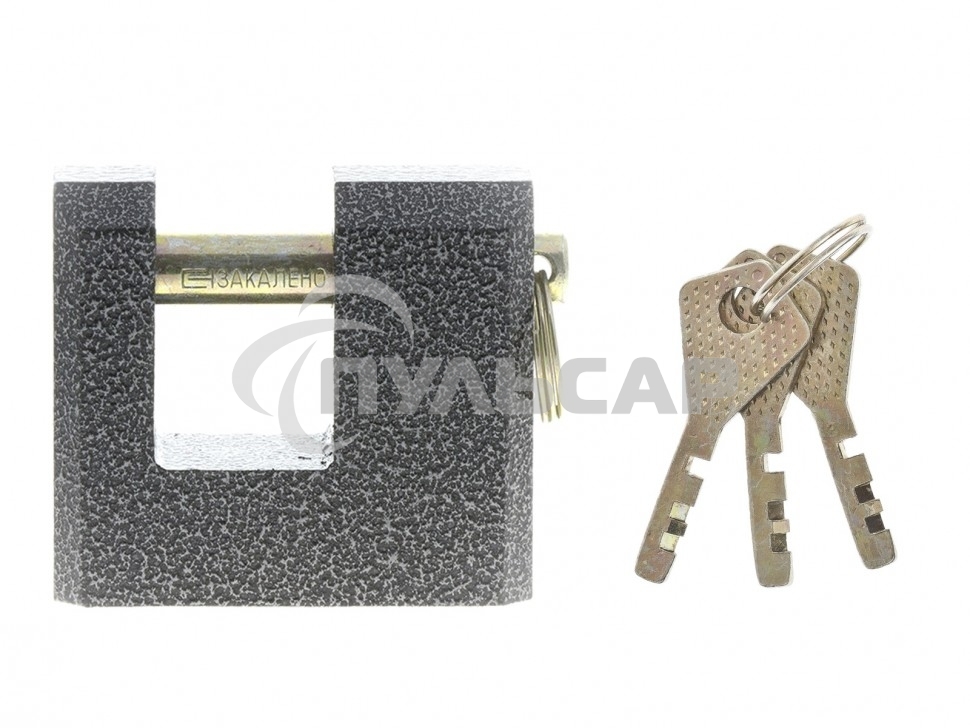 Замок навесной СИБРТЕХ ЗН2-3,70 мм 91605