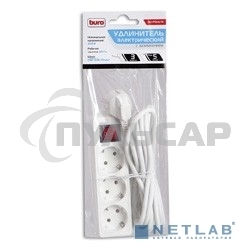 Сетевой удлинитель Buro BU-PS3.5/W 5м (3 розетки) белый (пакет ПЭ)