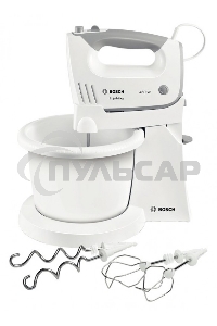 Миксер стационарный Bosch MFQ36460 450Вт белый/серый