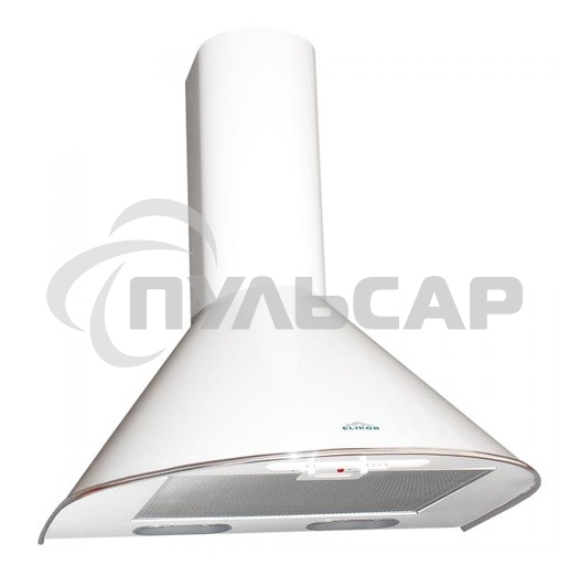 Вытяжка каминная Elikor Эпсилон 50П-430-П3Л белый/серебристый, 50 см, 430 куб. м/ч, 54 дБ