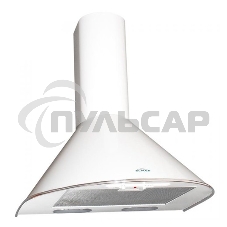 Вытяжка каминная Elikor Эпсилон 50П-430-П3Л белый/серебристый, 50 см, 430 куб. м/ч, 54 дБ