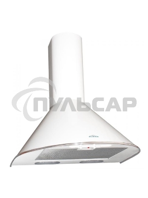 Вытяжка каминная Elikor Эпсилон 50П-430-П3Л белый/серебристый, 50 см, 430 куб. м/ч, 54 дБ