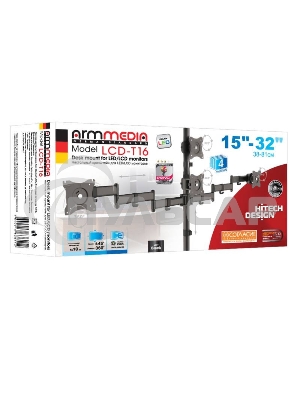 Кронштейн для мониторов Arm Media LCD-T16 черный 15
