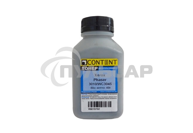Тонер Content - для Xerox Phaser 3010/WC 3045, 60 г, банка