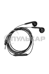 Наушники проводные вставки с микрофоном Hoco M55 черный