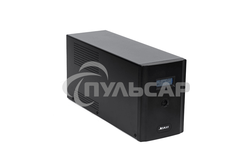 Источник бесперебойного питания SKAT-UPS 3000/1800 1800 Вт, с АКБ 9 А·ч 4 шт, меандр. стабилизация напряжения