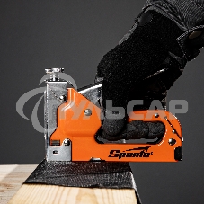 Степлер SPARTA 42002 мебельный регулируемый со скобами 200шт тип скобы №53 4-14мм