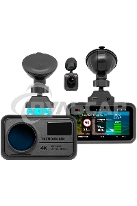 Видеорегистратор с радар-детектором TrendVision Hybrid Signature Real 4K 2CH GPS ГЛОНАСС