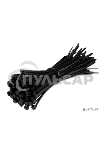 Стяжка нейлоновая Exegate EX253852RUS неоткрывающаяся CV-200B, 200мм, упак. 100шт черная