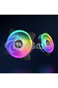 Вентилятор для корпуса PCCooler F3 T120 ARGB черный, 120 мм, 1800 об/мин, 21.6 дБ, 4 pin