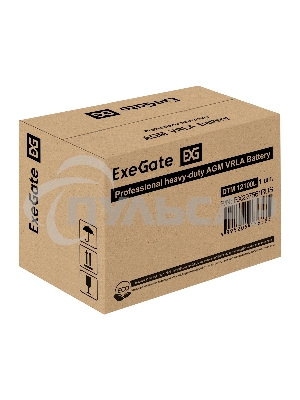 Аккумуляторная батарея ExeGate DTM 12100L (12V 100Ah, болт М6)
