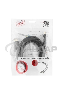 Кабель DisplayPort Gembird/Cablexpert CC-DP2-10, v1.2, 3м, 20M/20M, черный, экран, пакет