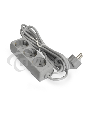 Удлинитель ExeGate EX285808RUS ECE-3-5G (3 евророзетки с заземлением, 5м, серый)