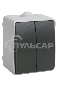 Выключатель 2-кл. ОП ФОРС 10А IP54 сер. ВС20-2-0-ФСр ИЭК EVS20-K03-10-54-DC